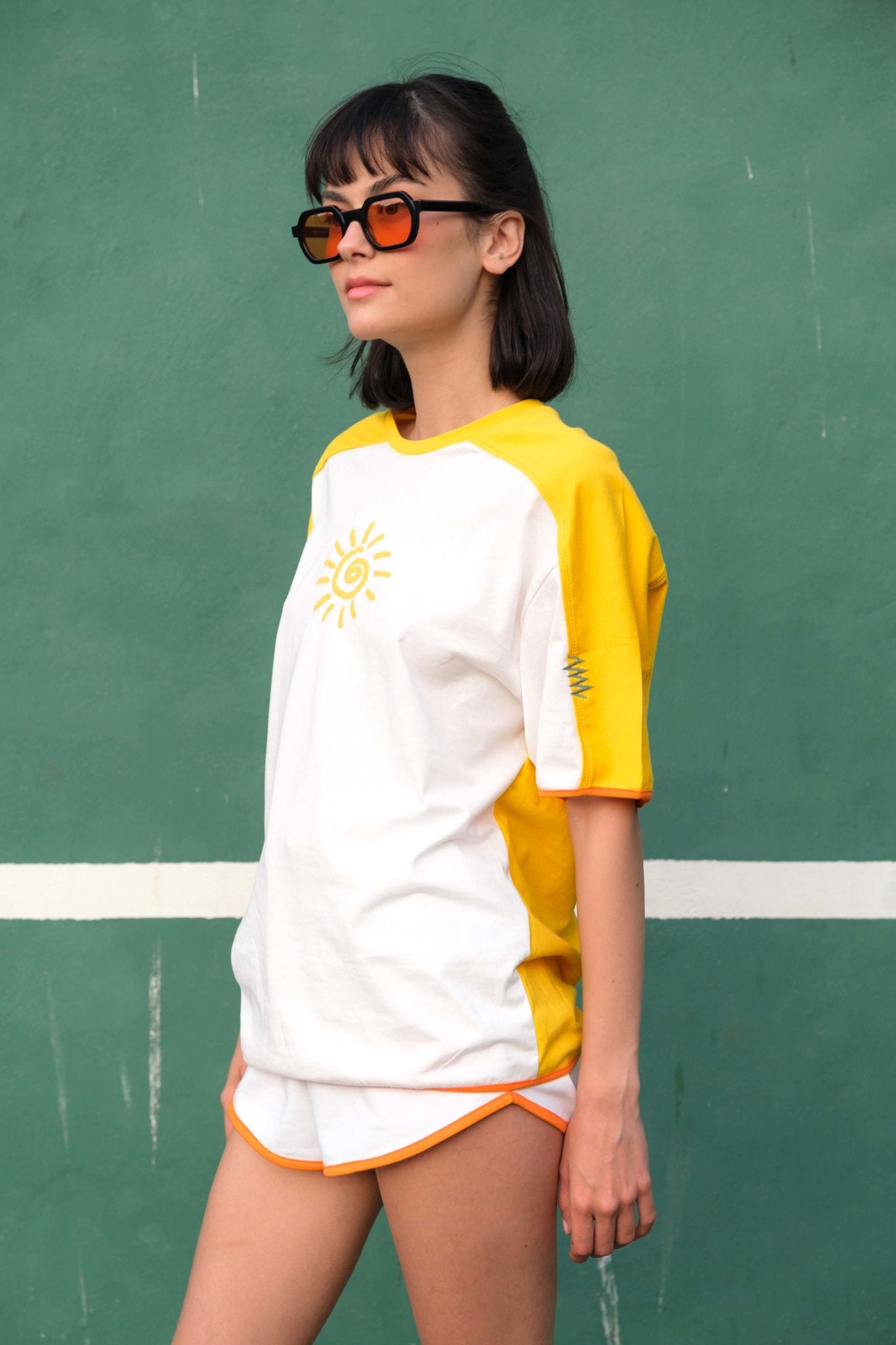 Sun Lover Unisex T-Shirt Sarı - cluf