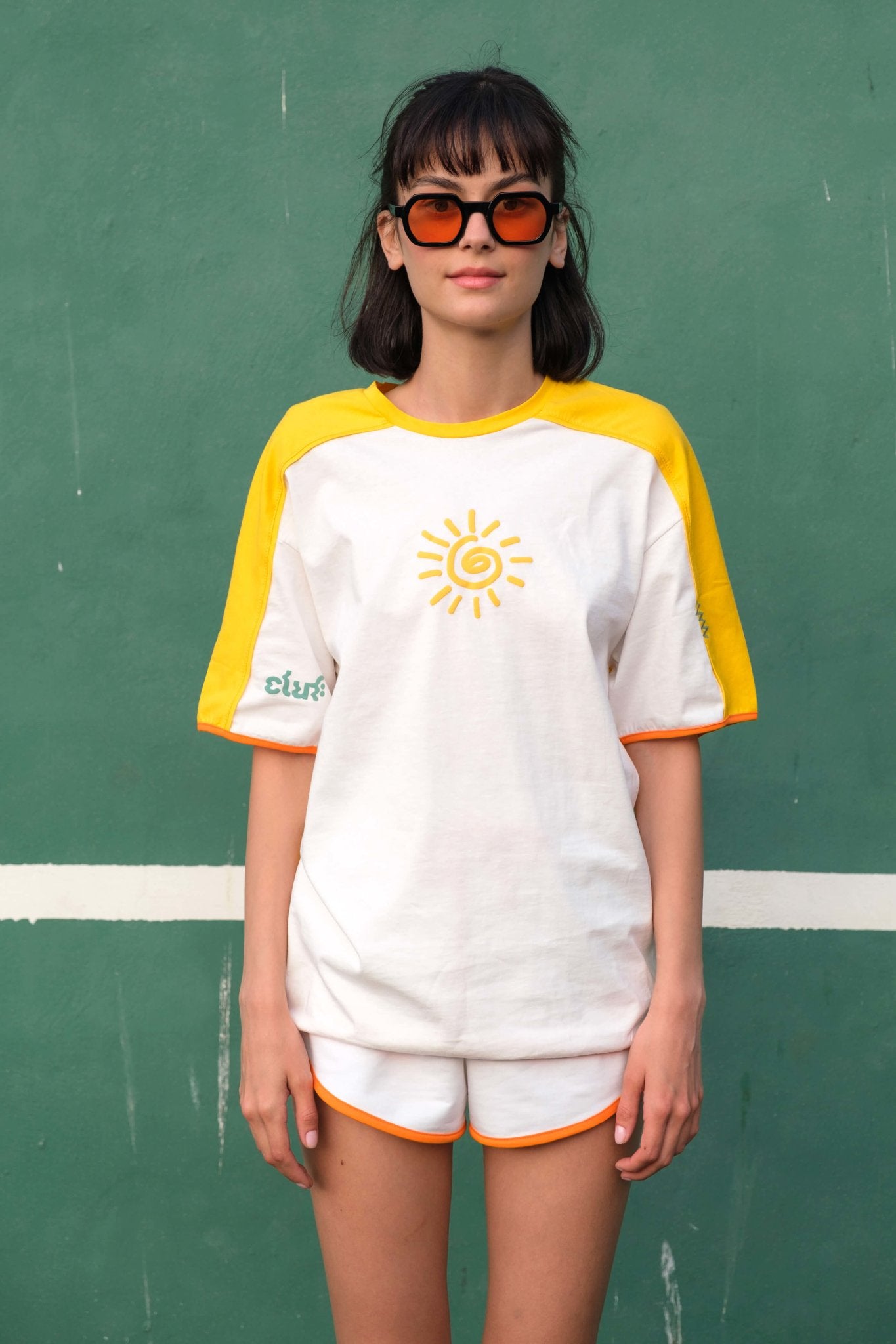 Sun Lover Unisex T-Shirt Sarı - cluf